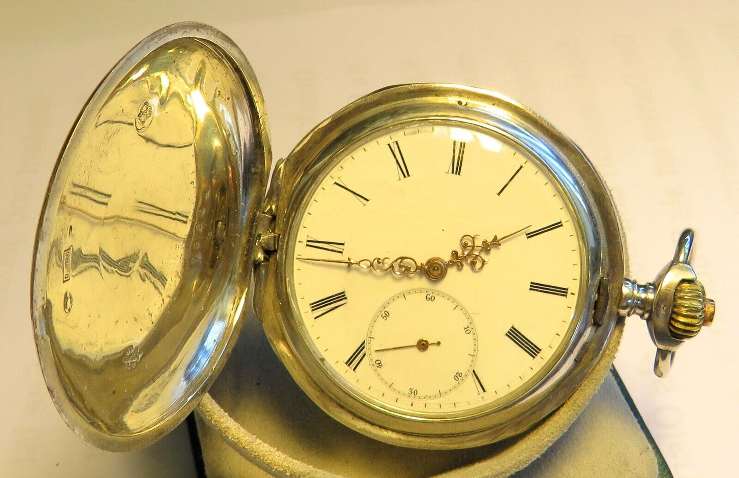 Union Glocke Glashütte Dürrstein TU 0,900 Silber Dreiviertelplatine - Sammler - Uhren