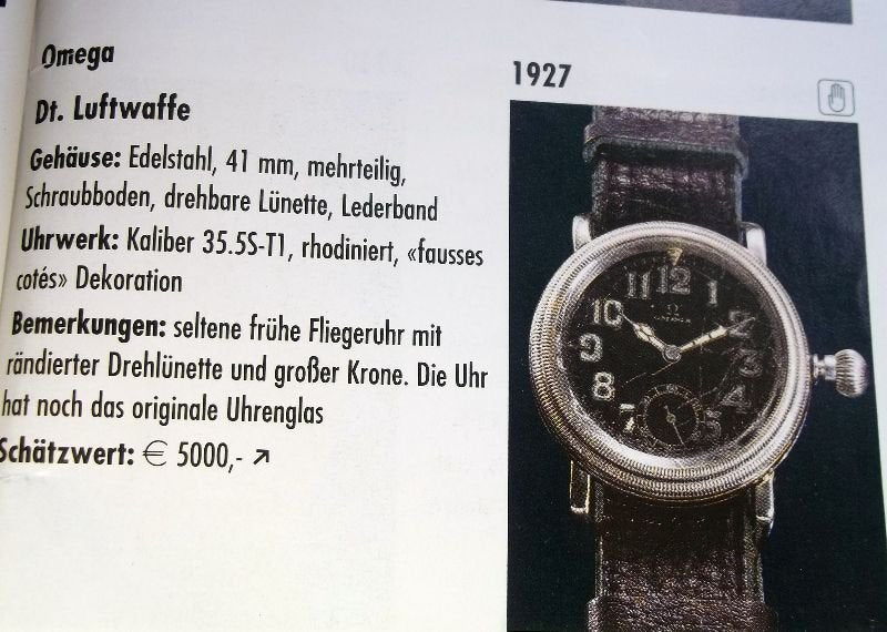 Union Soleure frühe Pfeilindex Fliegeruhr Pilot Watch Reichsluftwaffe 1930 WK2 - Sammler - Uhren