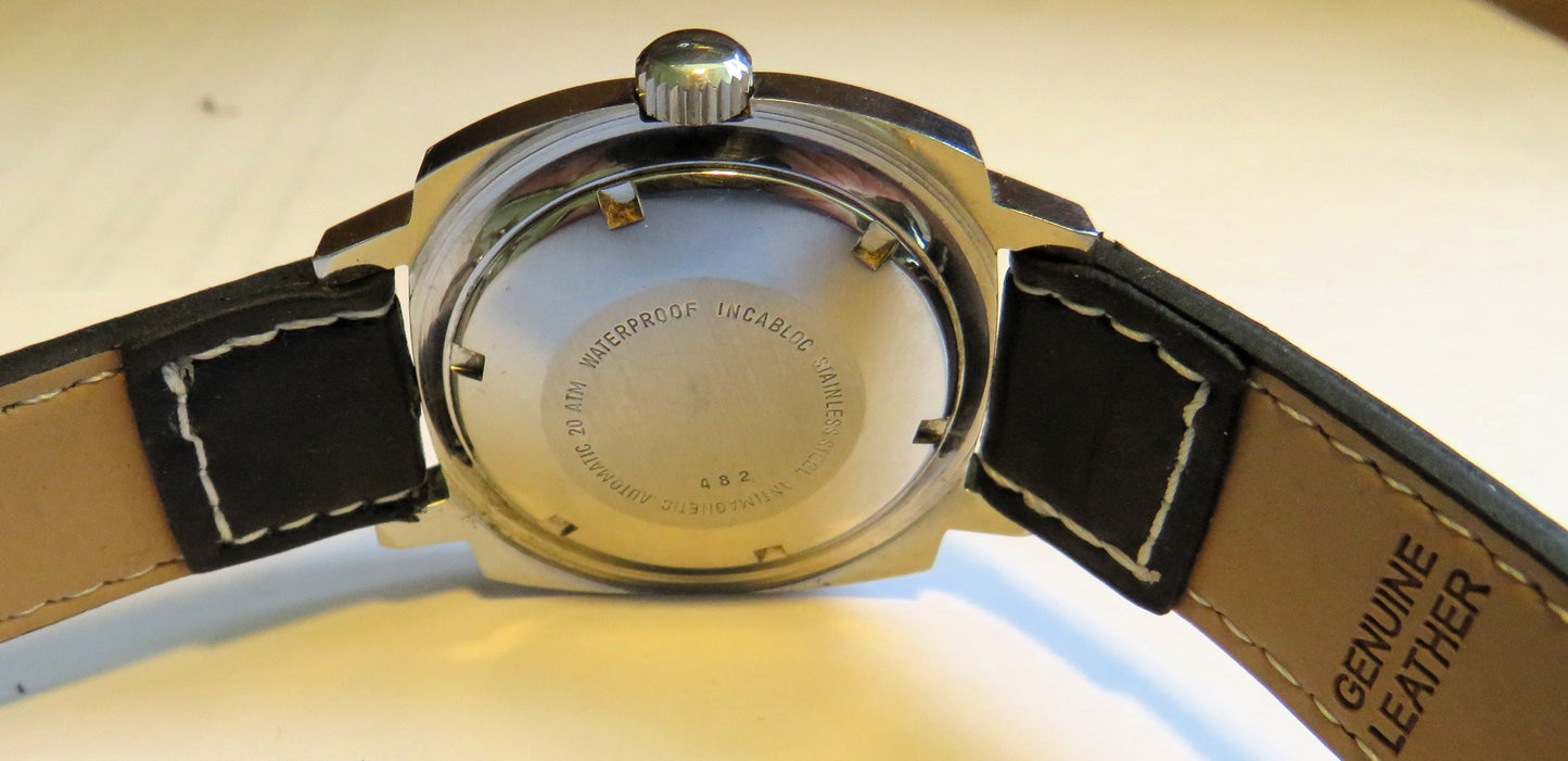 Urech Navy Automatik Diver 200m Baby Panerai ETA 2782 INCABLOC drehbare Lünette - Sammler - Uhren