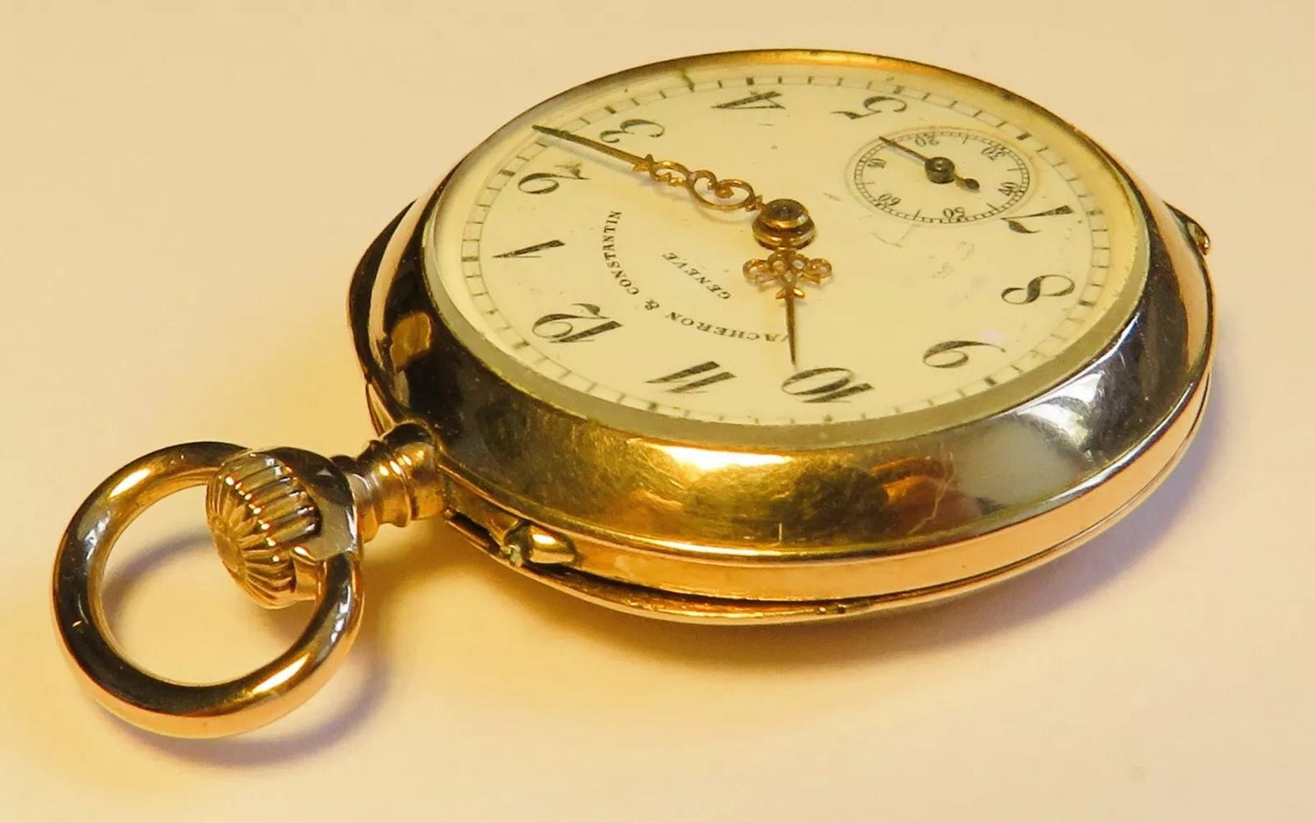 Vacheron Constantin massiv Gold 585 / 333 Taschenuhr in seltenstem Original Etui - Sammler - Uhren