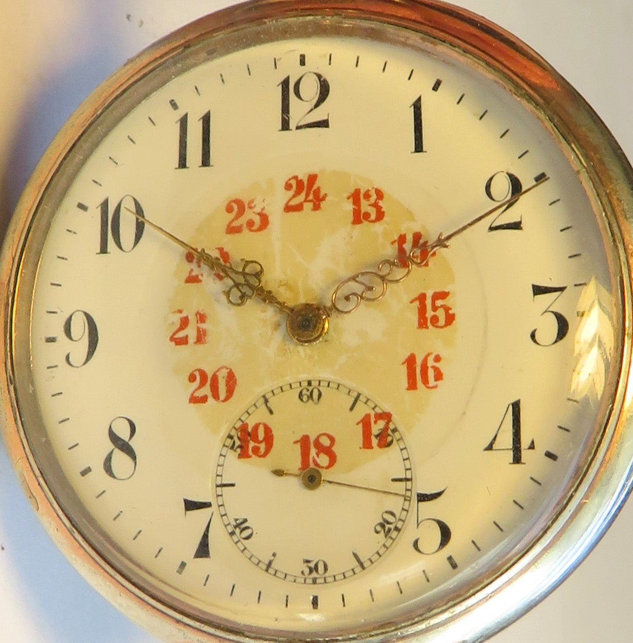 Zenith 0,800 Silber frühe Fliegeruhr Reichsluftwaffe Jasta 1914 WK 1 Richthofen - Sammler - Uhren