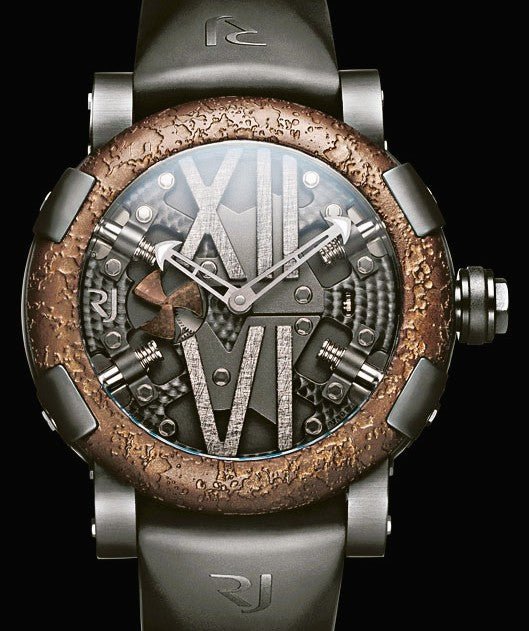 Armbanduhr aus echtem Material der legendären Titanic: die Romain Jerome Titanic DNA - Sammler-Uhren
