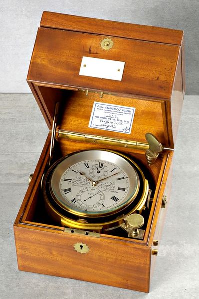 Asmus Johannsen Hamburg Geestemünde Chronometer Altersbestimmung - Sammler-Uhren