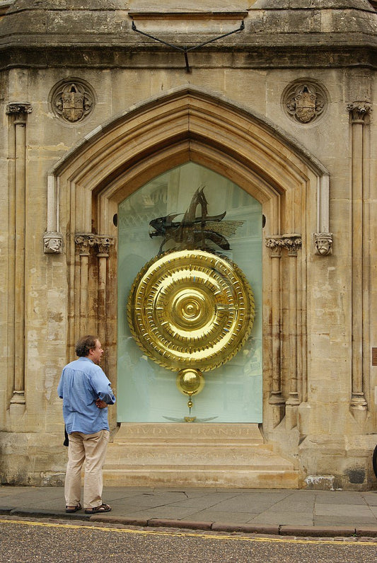 Cambridge Corpus Clock - die Uhr, welche Sekunden "fressen" kann