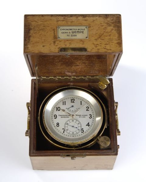 Chronometerwerke hamburg Chronometer Altersbestimmung Wempe Lange & Söhne - Sammler-Uhren