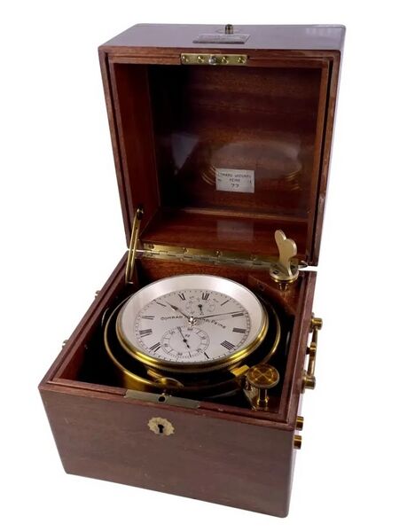 Conrad Wiegand Peine Altersbestimmung Schiffschronometer - Sammler-Uhren
