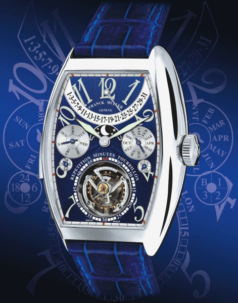 Franck Muller Geneve Uhren Altersbestimmung - Cintrée Curvex, Casablanca, Masterbanker, Vegas Vanguard, Gravity, Skafander, Crazy Hours Colour Dream - Sammler-Uhren