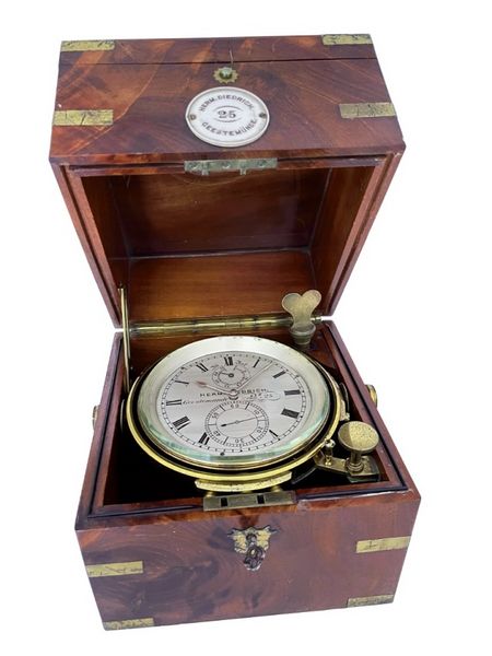 Herrmann Diedrich Geestemünde Schiffs Chronometer - Sammler-Uhren