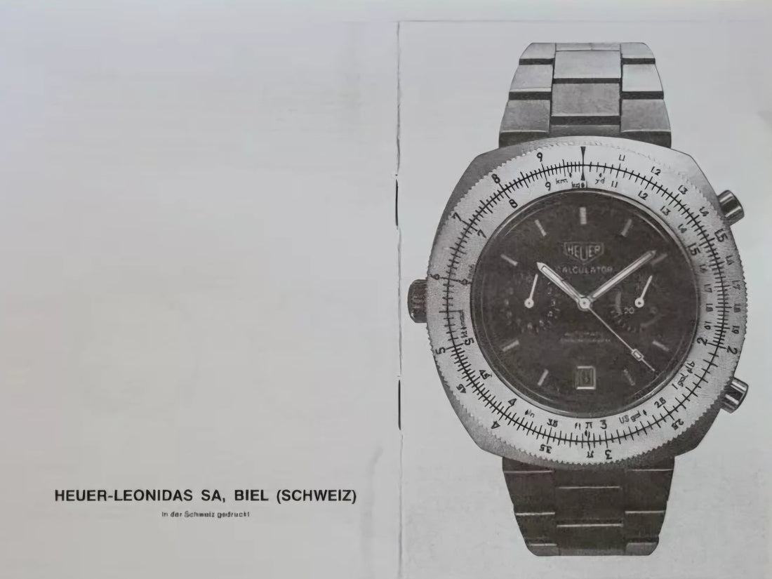 Heuer Calculator Bedienungsanleitung - Sammler-Uhren