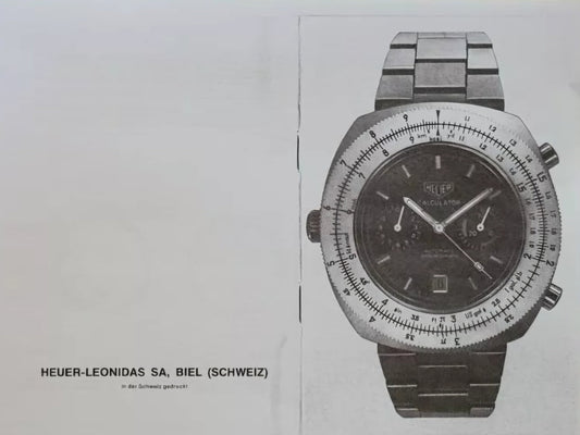 Heuer Calculator Bedienungsanleitung - Sammler-Uhren