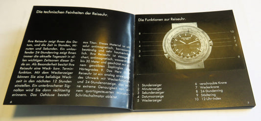 IWC Porsche Design World Timer Bedienungsanleitung