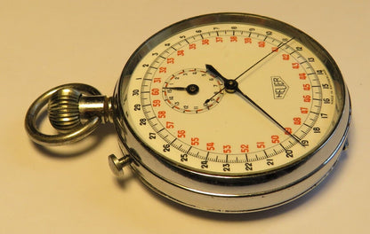 Ed Heuer Biel Stoppuhr Schaltnocken Rattrapante pre TAG ca. 1960 Chronograph