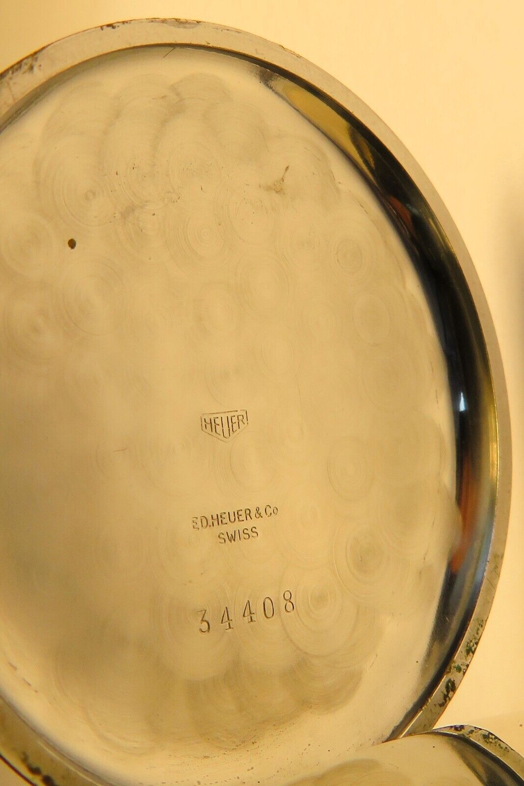 Ed Heuer Biel Stoppuhr Schaltnocken Rattrapante pre TAG ca. 1960 Chronograph