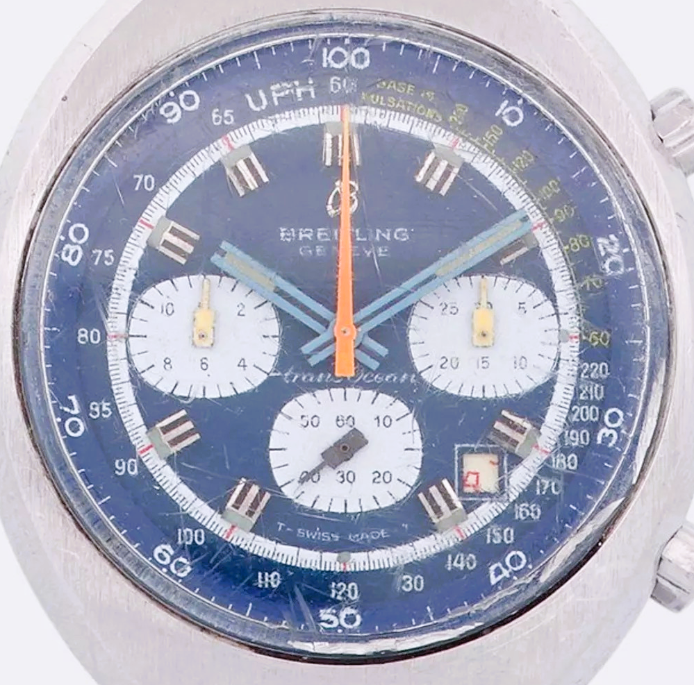 Breitling Genève TransOcean Chronograph Ref. 7102 Kaliber Valjoux 7740 ca. 1972