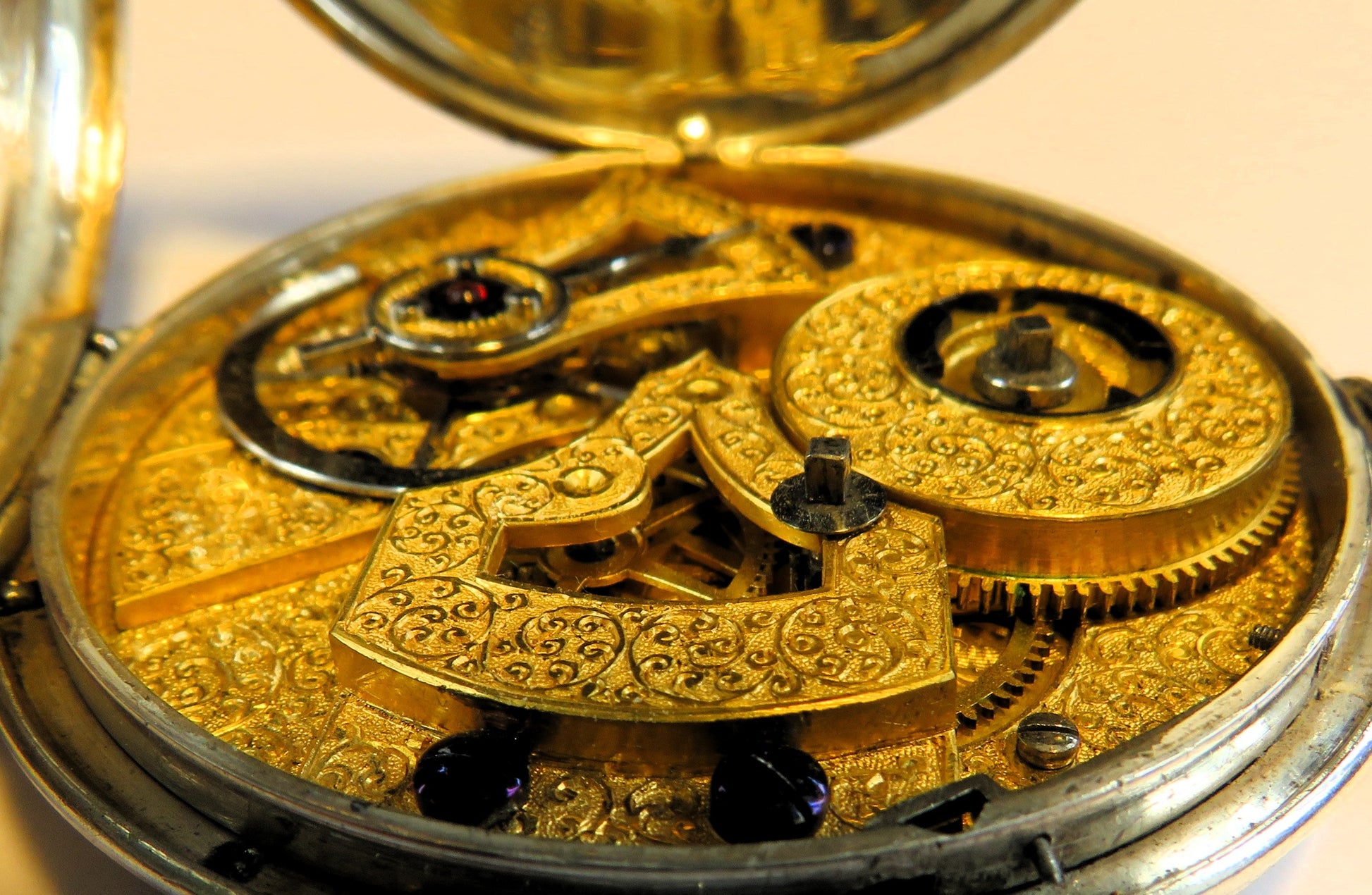 700 Silber Prunkwerk Beobachtungsuhr Deck Observation Chronograph Zentralsek. - Sammler - Uhren