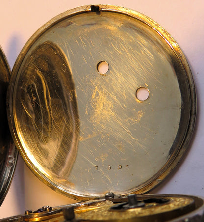 700 Silber Prunkwerk Beobachtungsuhr Deck Observation Chronograph Zentralsek. - Sammler - Uhren