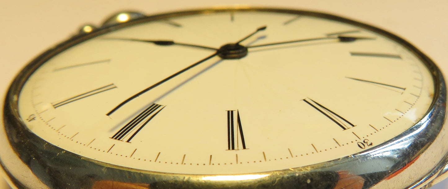 700 Silber Prunkwerk Beobachtungsuhr Deck Observation Chronograph Zentralsek. - Sammler - Uhren