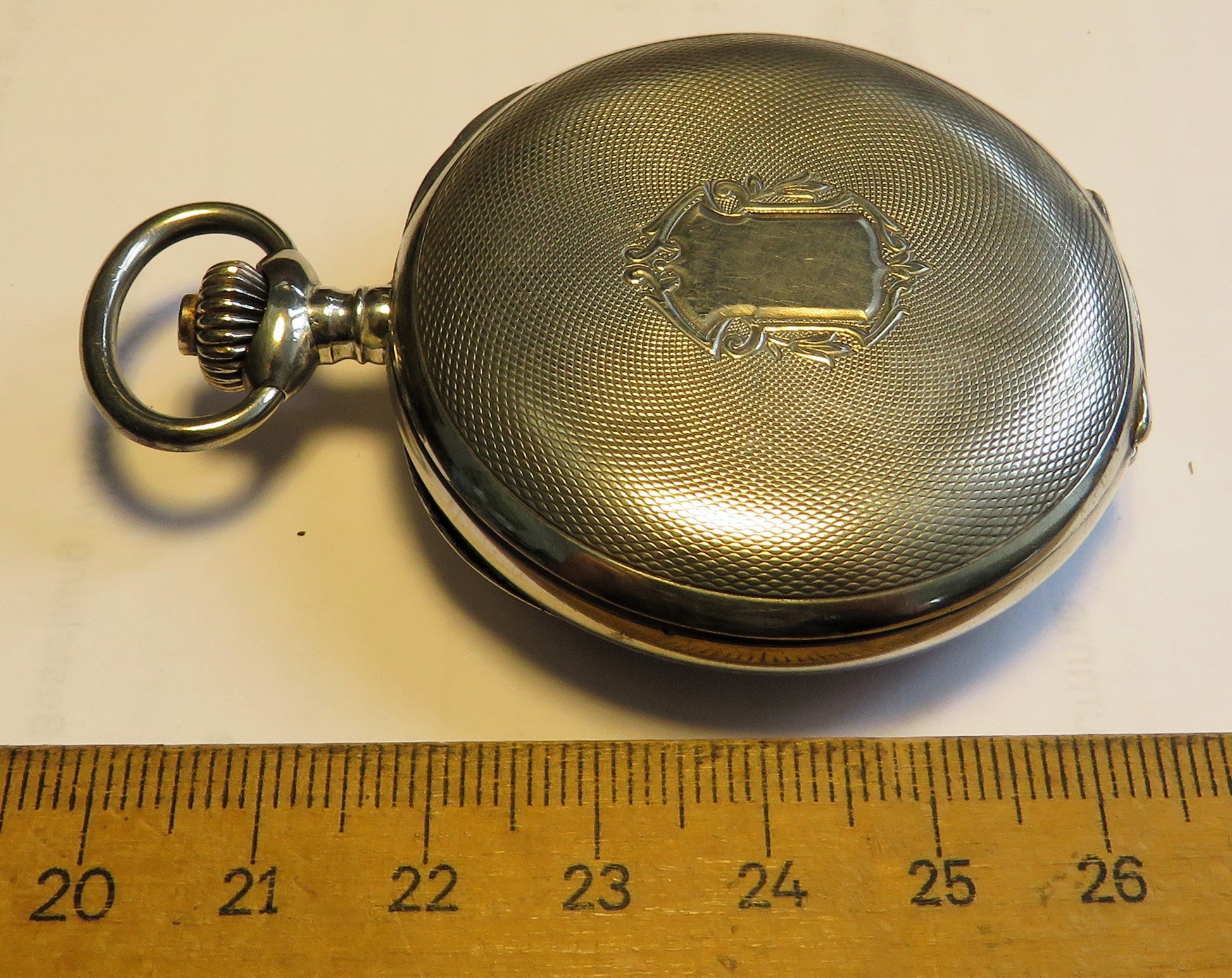 800 Silber Herren TU Schaltrad Chronograph Doctor`s Watch ca. 1940 Tachymetre - Sammler - Uhren