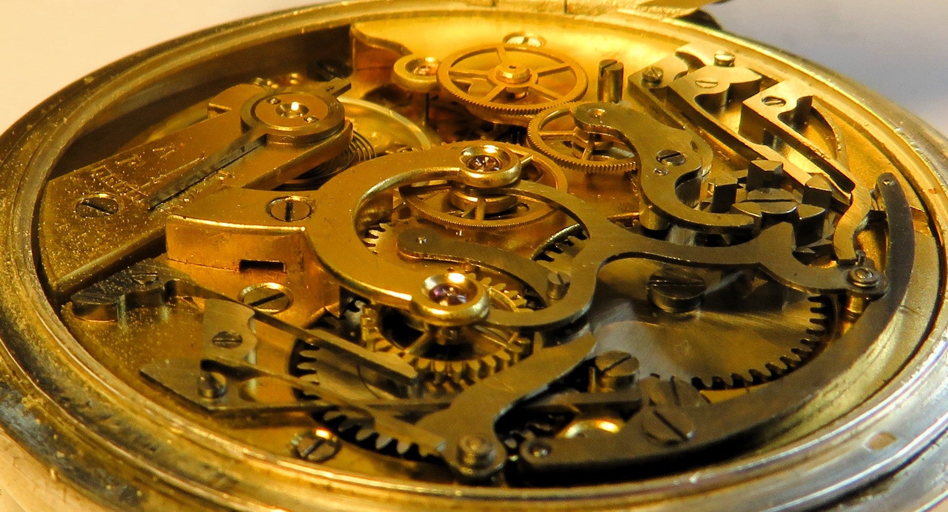 800 Silber Herren TU Schaltrad Chronograph Doctor`s Watch ca. 1940 Tachymetre - Sammler - Uhren