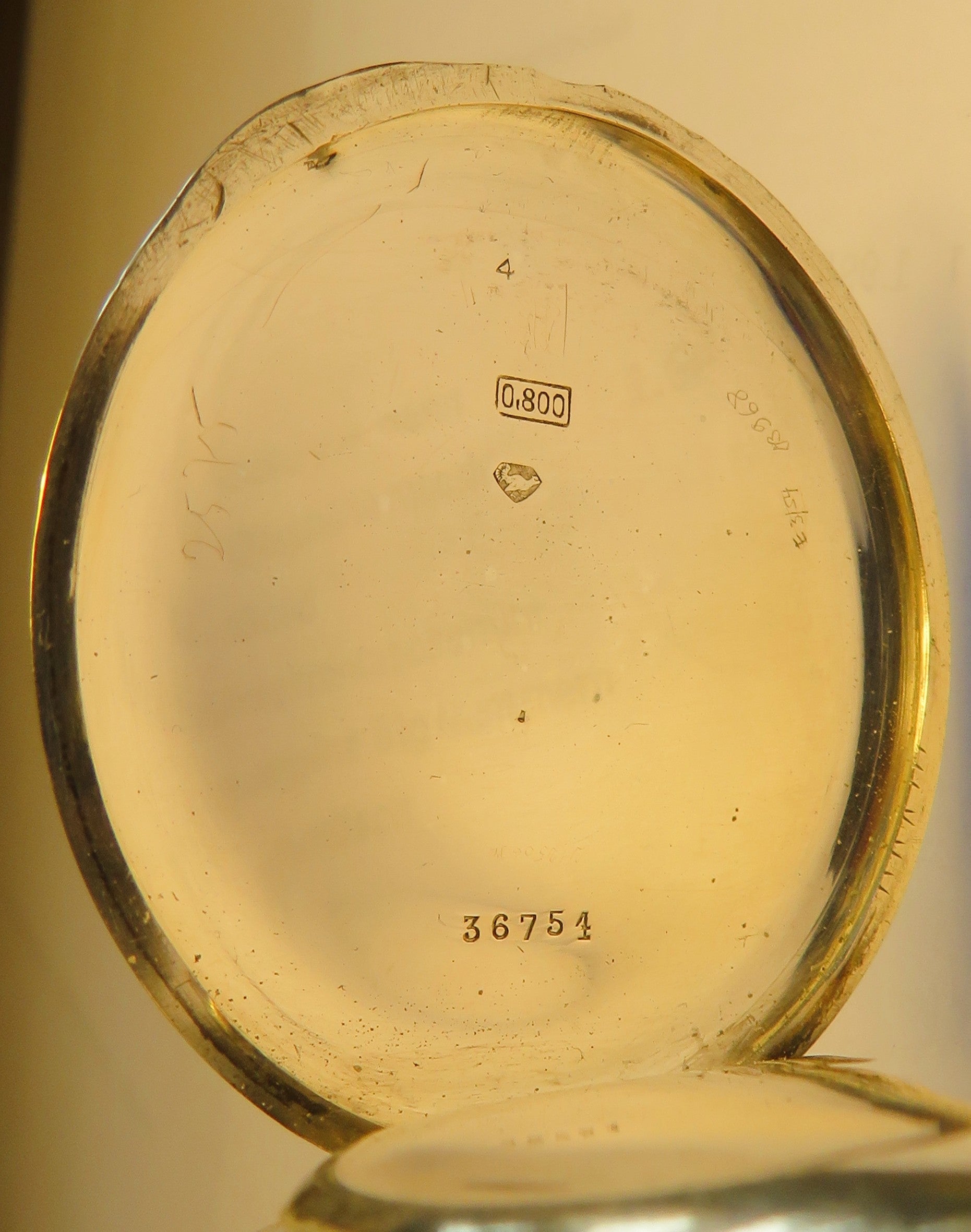 800 Silber Herren TU Schaltrad Chronograph Doctor`s Watch ca. 1940 Tachymetre - Sammler - Uhren