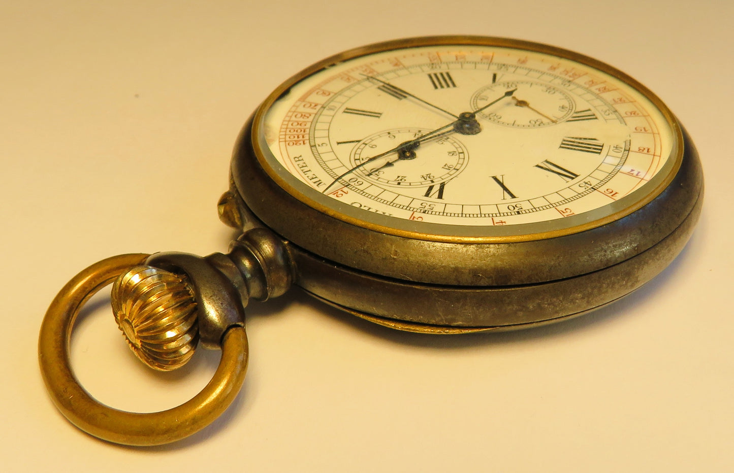 Leonidas submarine Kriegsmarine torpedo running time artillery chronograph WW1