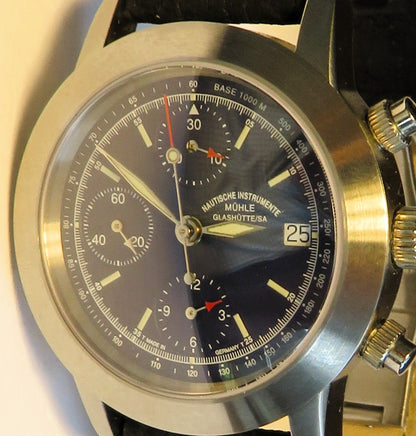 Mühle Glashütte Nautische Instrumente M1-26-10, M12300 Automatik Fullset Papiere