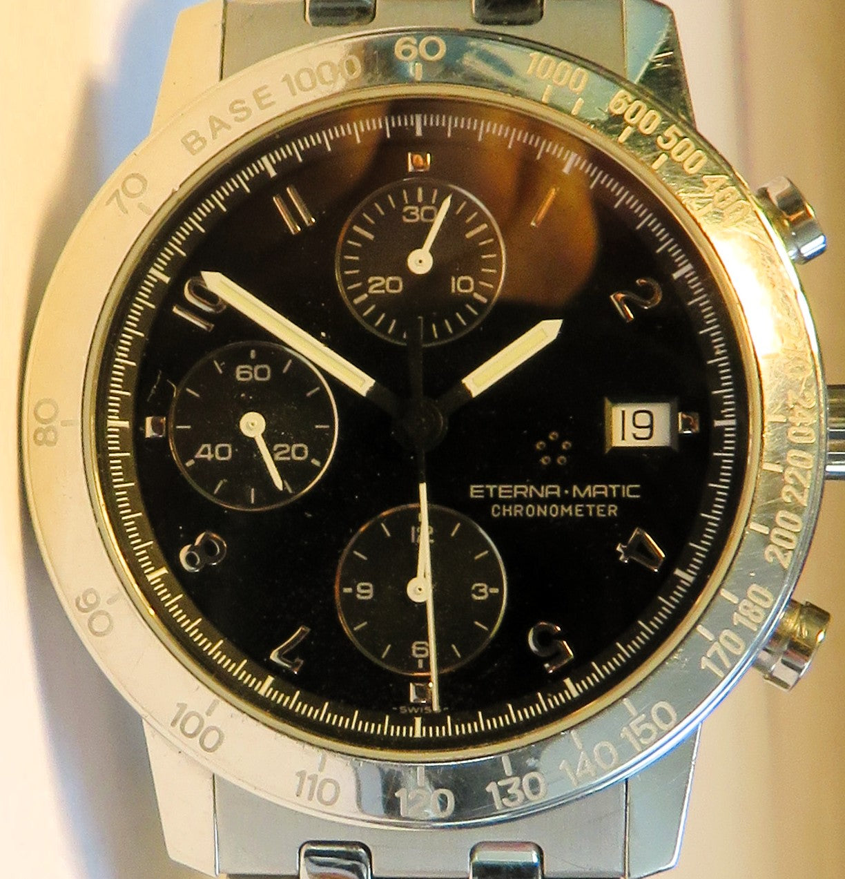 Eterna-Matic Men's Super KonTiki Chronometer Chronograph Diver's Watch Full Set Original Packaging