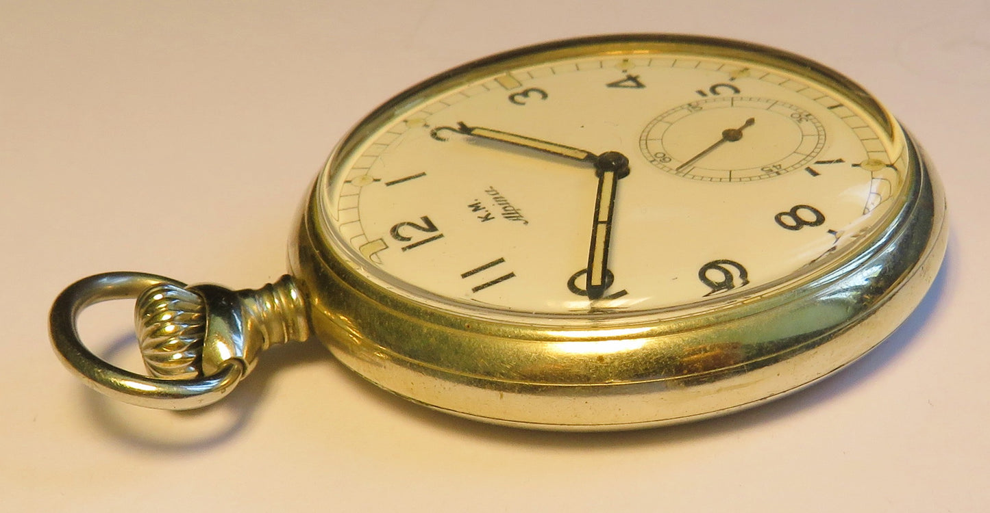 KM Alpina observation watch B-Uhr deck watch 2nd class Kriegsmarine WW2 WWII
