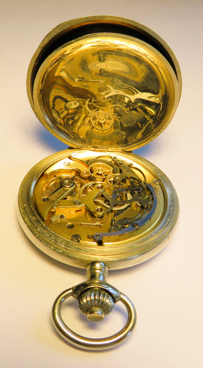 Auricoste French Military Column Wheel Chronograph 1st Quality Ministre de la Guerre in original box