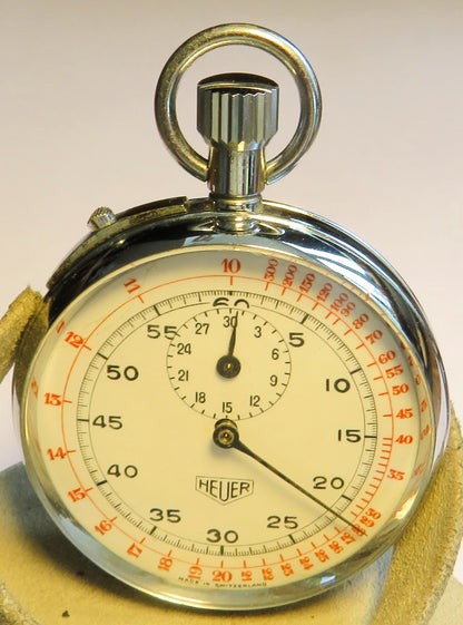Ed Heuer Submarine Torpedo Runtime Artillery Stop Watch German Army c. 1970
