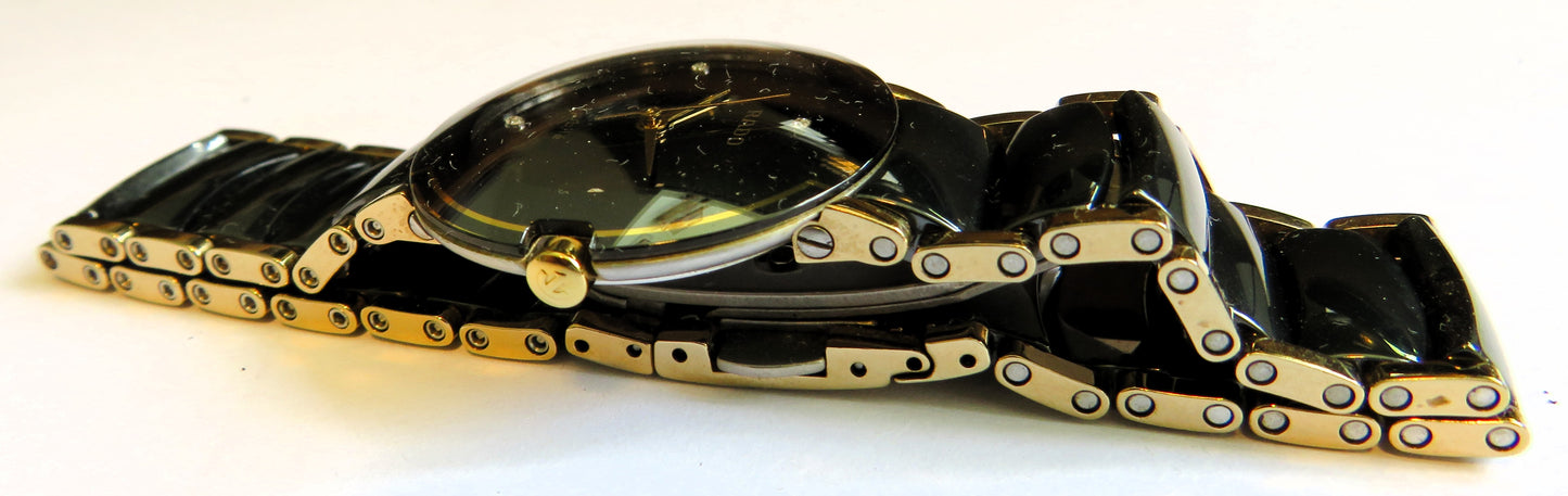 Rado Diastar Jubilé Ceramica Brilliant unisex wristwatch in full set, original packaging, papers