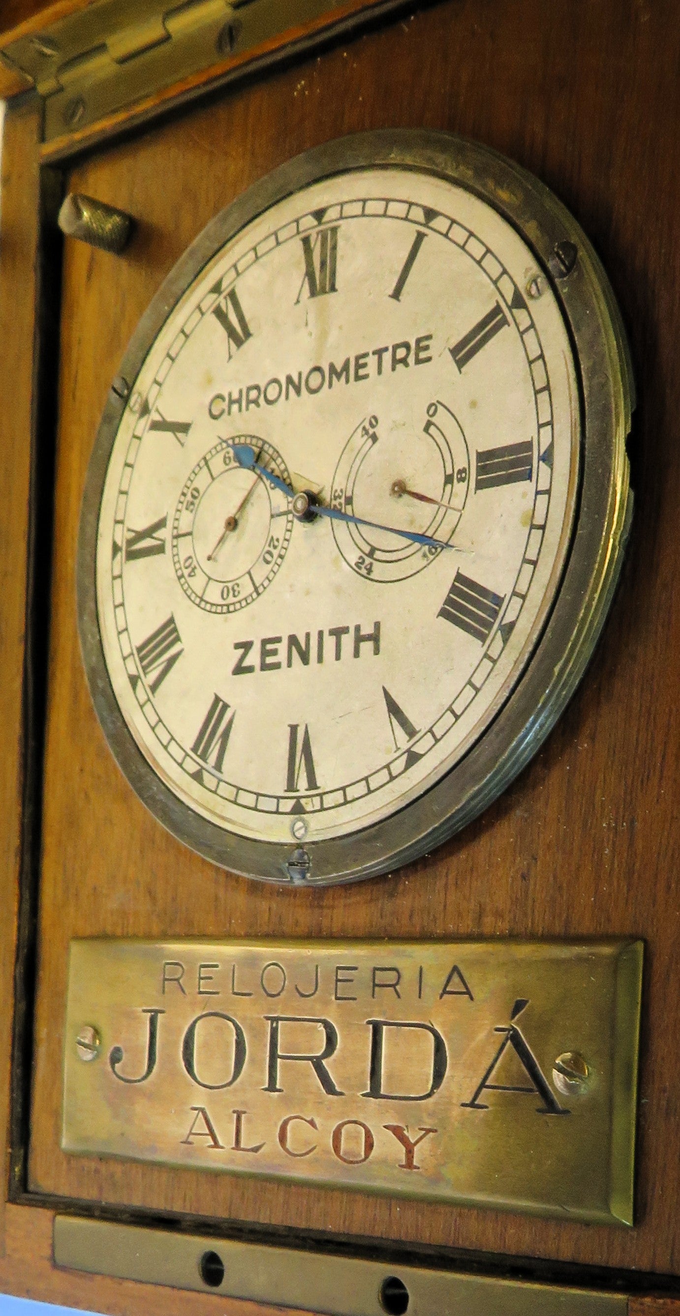 Seltenster Zenith Schiffschronometer Hora Oficial 1900 Gangreserve Holzbox