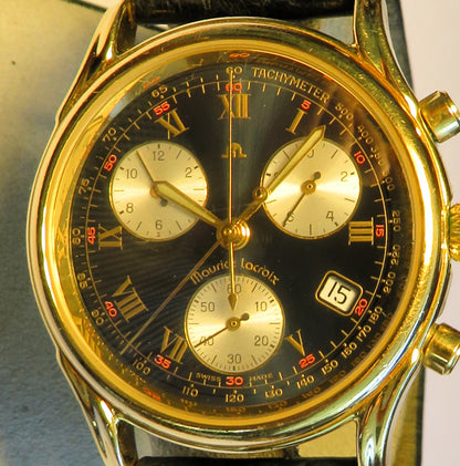 Maurice Lacroix Luxus Herren Chronograph Quarz ETA Werk Fullset Les Classiques
