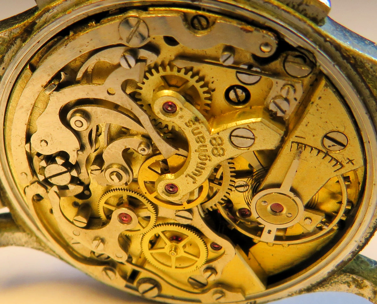 Seltenste Carl W. Höhnel Glashütte Taschenuhr Glashütter Bauart ca. 1930