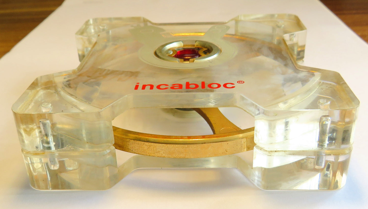 Incabloc Large Gear Model Advertising Display Item Watchmaker Decor 10cm x 10cm