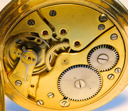 Seltenste Carl W. Höhnel Glashütte Taschenuhr Glashütter Bauart ca. 1930