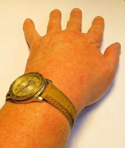 Longines Lindbergh unisex Stundenwinkel Uhr Hour Angle L 628.1 mass. Goldlünette