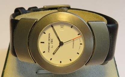 IWC Porsche Design Titanium Ladies Luxury Designer Wristwatch Cal 2209 with Papers