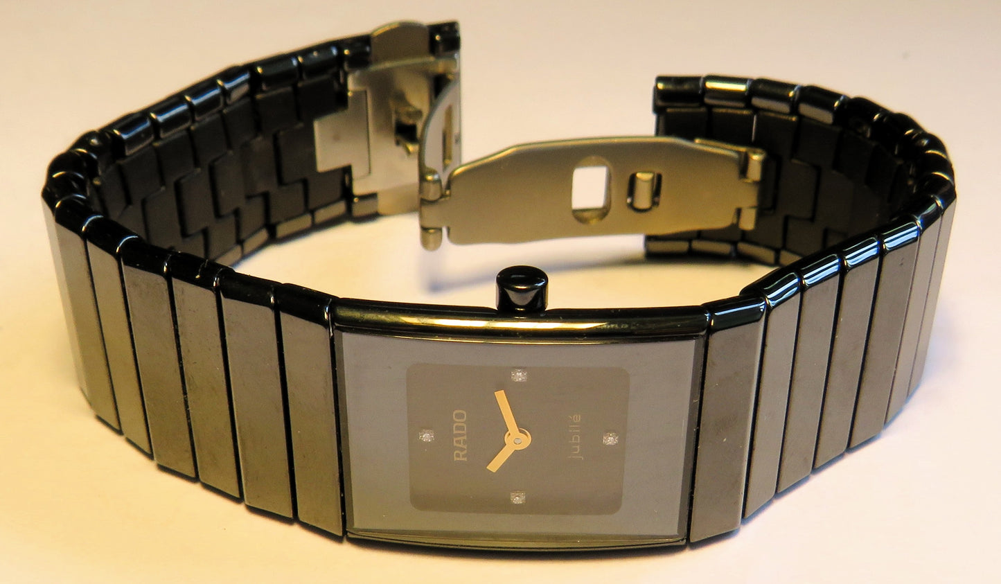 Rado Diastar Jubilé  Ceramica Brillant Luxus Damen Armbanduhr