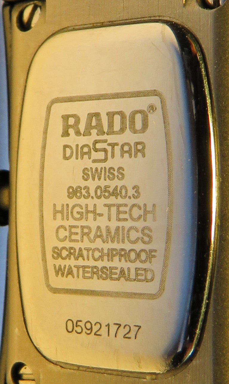Rado Diastar Jubilé  Ceramica Brillant Luxus Damen Armbanduhr