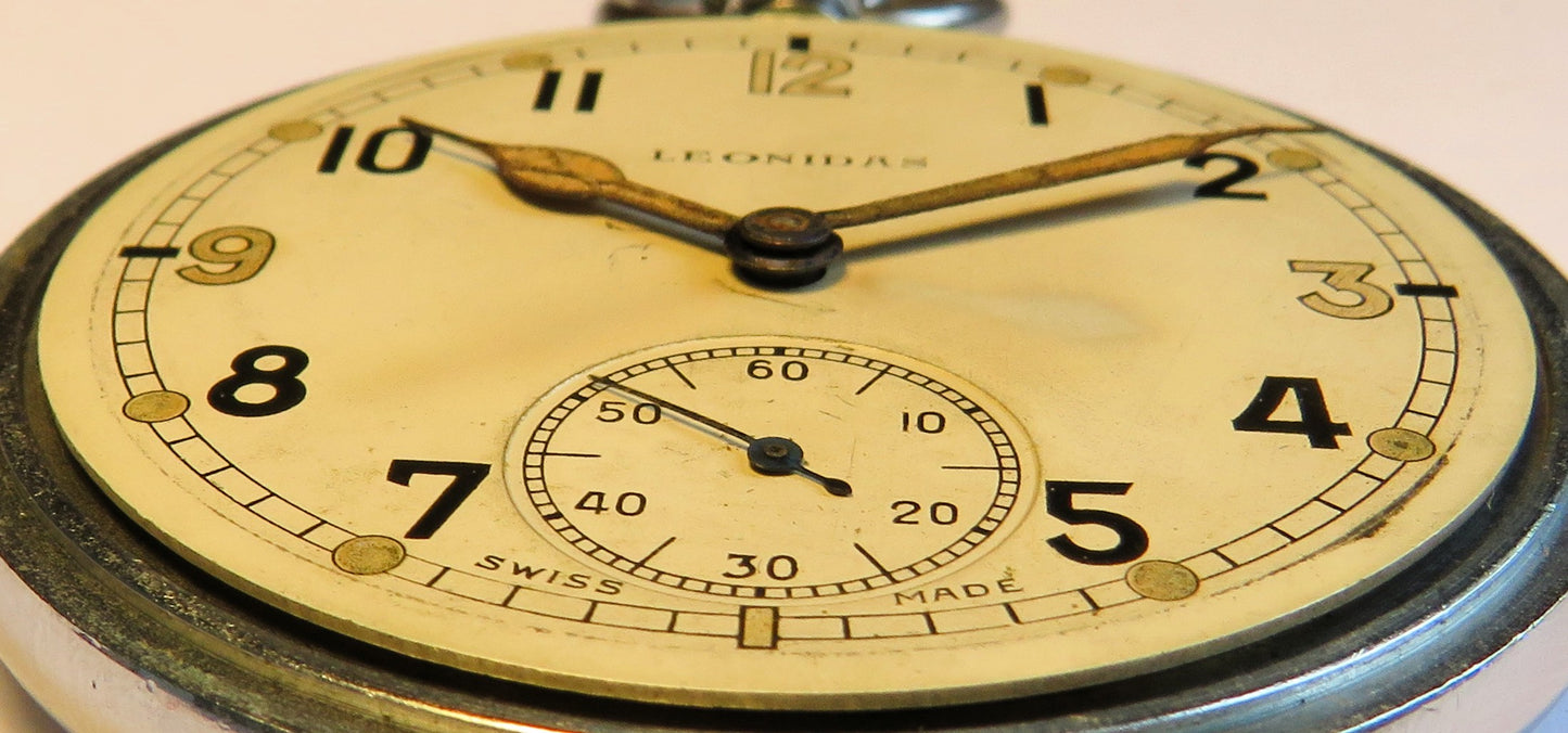 Heuer Leonidas Britische Militär TU L.8662 GSTP Broad Arrow Royal Navy