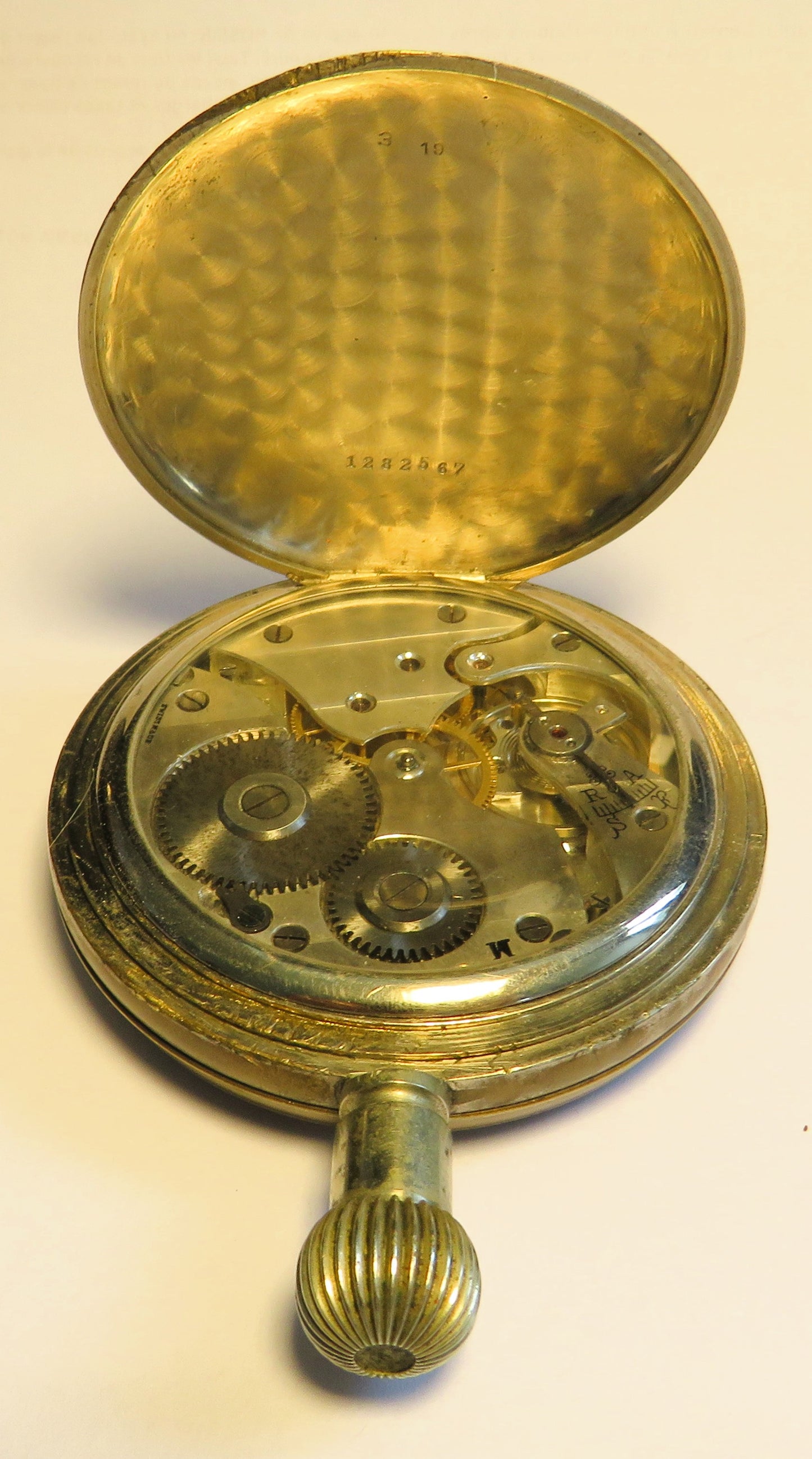 Doxa orig. Borduhr Einbauuhr Zeppelin Luftschiff kaiserliche Fliegertruppe Wk 1