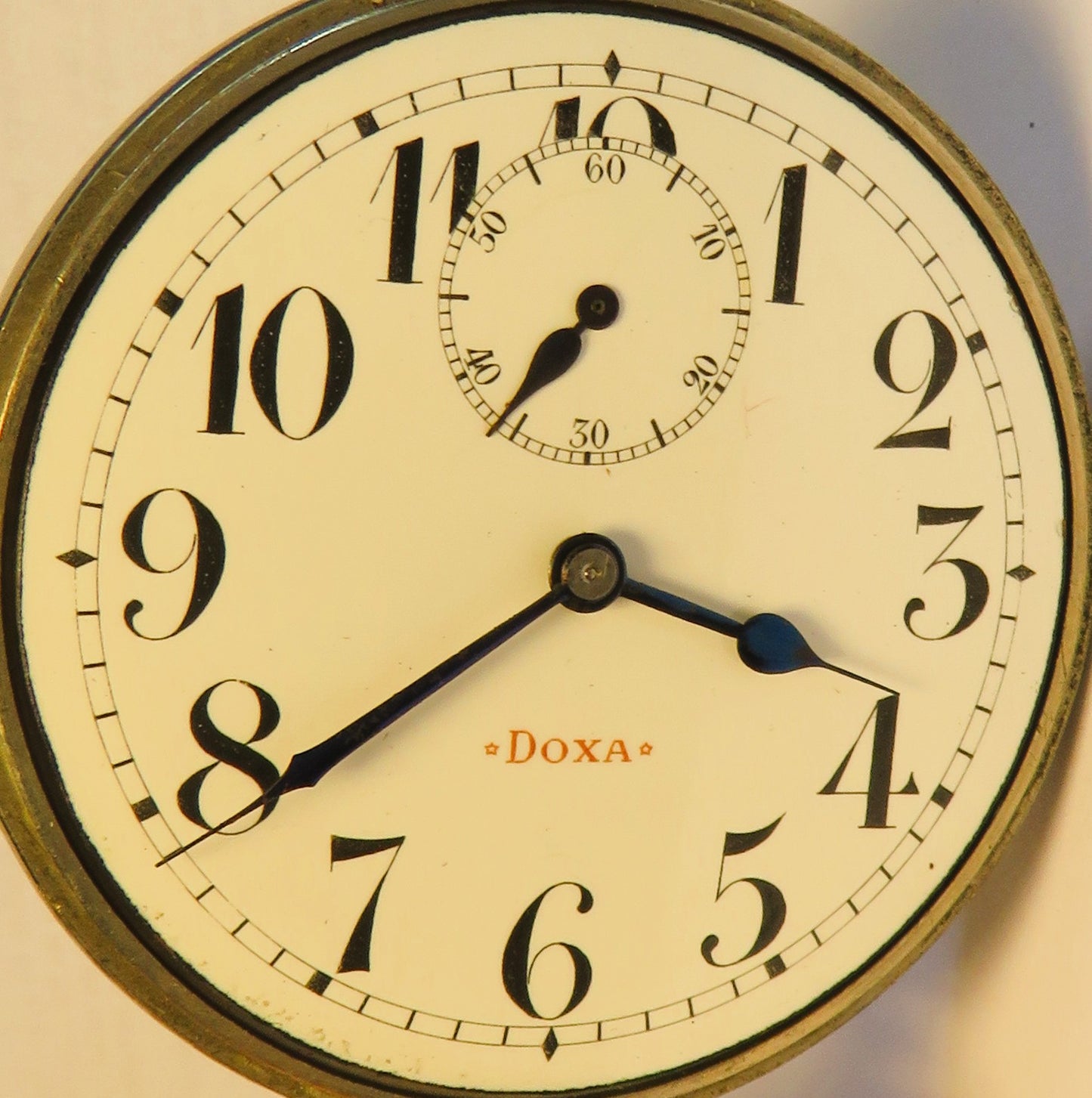 Doxa orig. Borduhr Einbauuhr Zeppelin Luftschiff kaiserliche Fliegertruppe Wk 1
