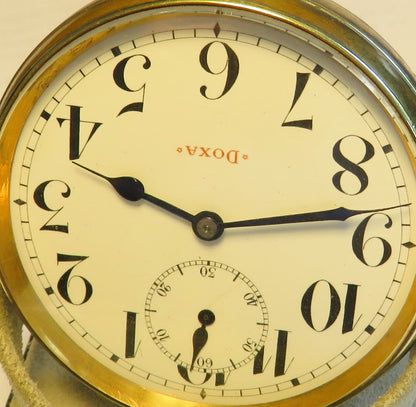 Doxa orig. Borduhr Einbauuhr Zeppelin Luftschiff kaiserliche Fliegertruppe Wk 1