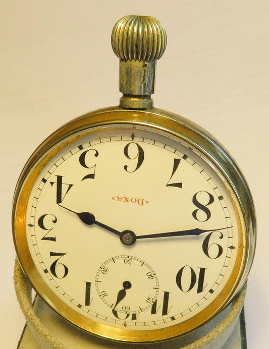 Doxa orig. Borduhr Einbauuhr Zeppelin Luftschiff kaiserliche Fliegertruppe Wk 1