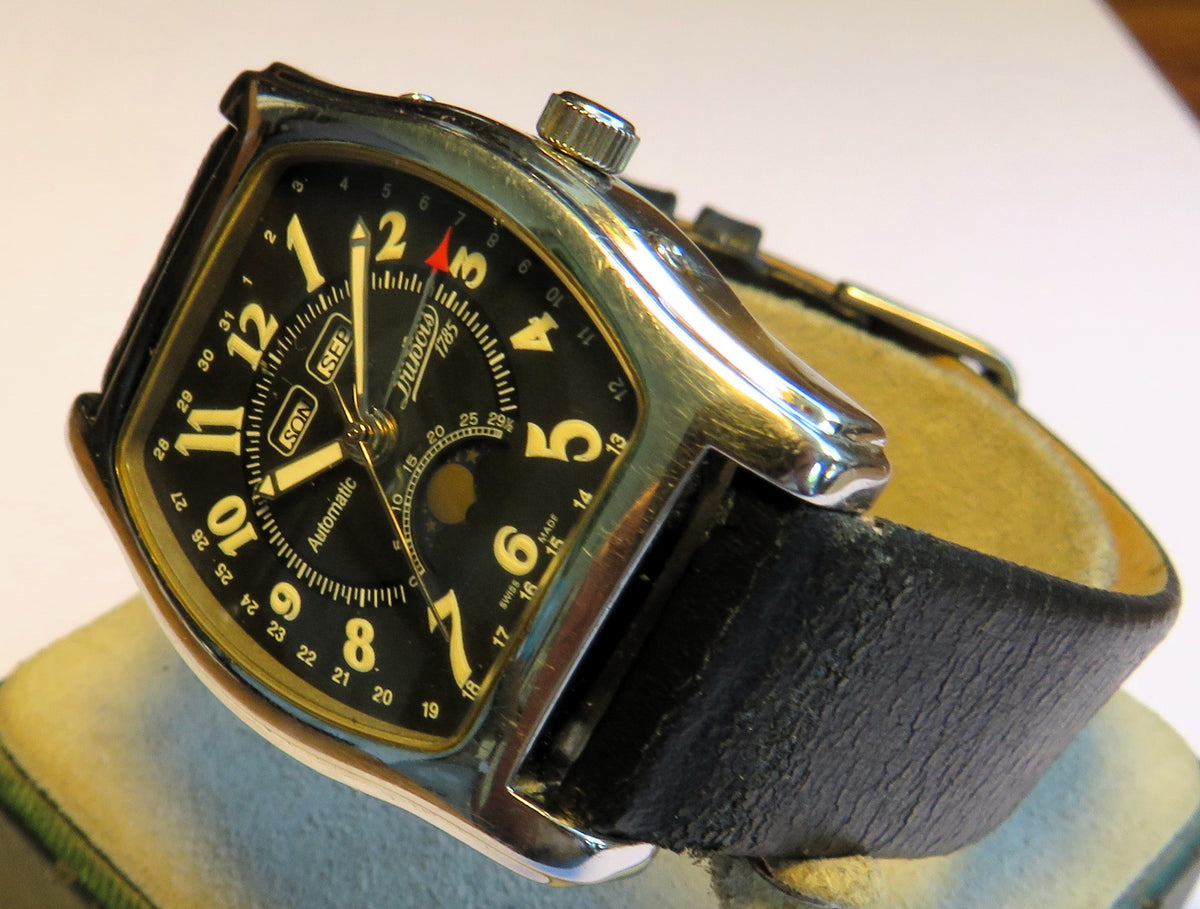 Dubois & Fils Luxury Men's Automatic Day / Date Moonphase Wristwatch Original Packaging