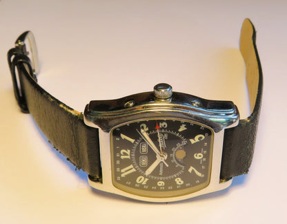 Dubois & Fils Luxury Men's Automatic Day / Date Moonphase Wristwatch Original Packaging