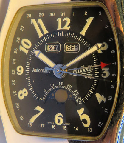 Dubois & Fils Luxury Men's Automatic Day / Date Moonphase Wristwatch Original Packaging