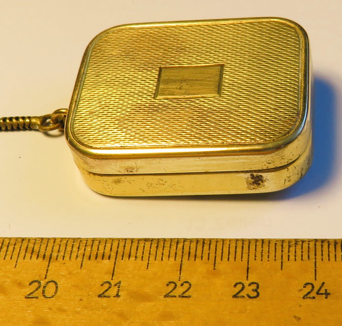 Reuge St. Croix Music Box Keychain Estate of Gabriela Grillo 1976