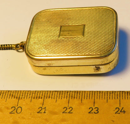 Reuge St. Croix Music Box Keychain Estate of Gabriela Grillo 1976